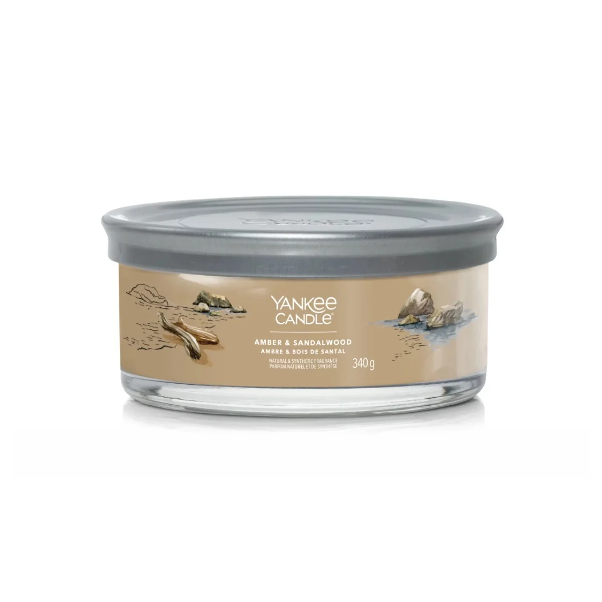 Vela Tumbler 5 Pavios Amber & Sandalwood Yankee Candle