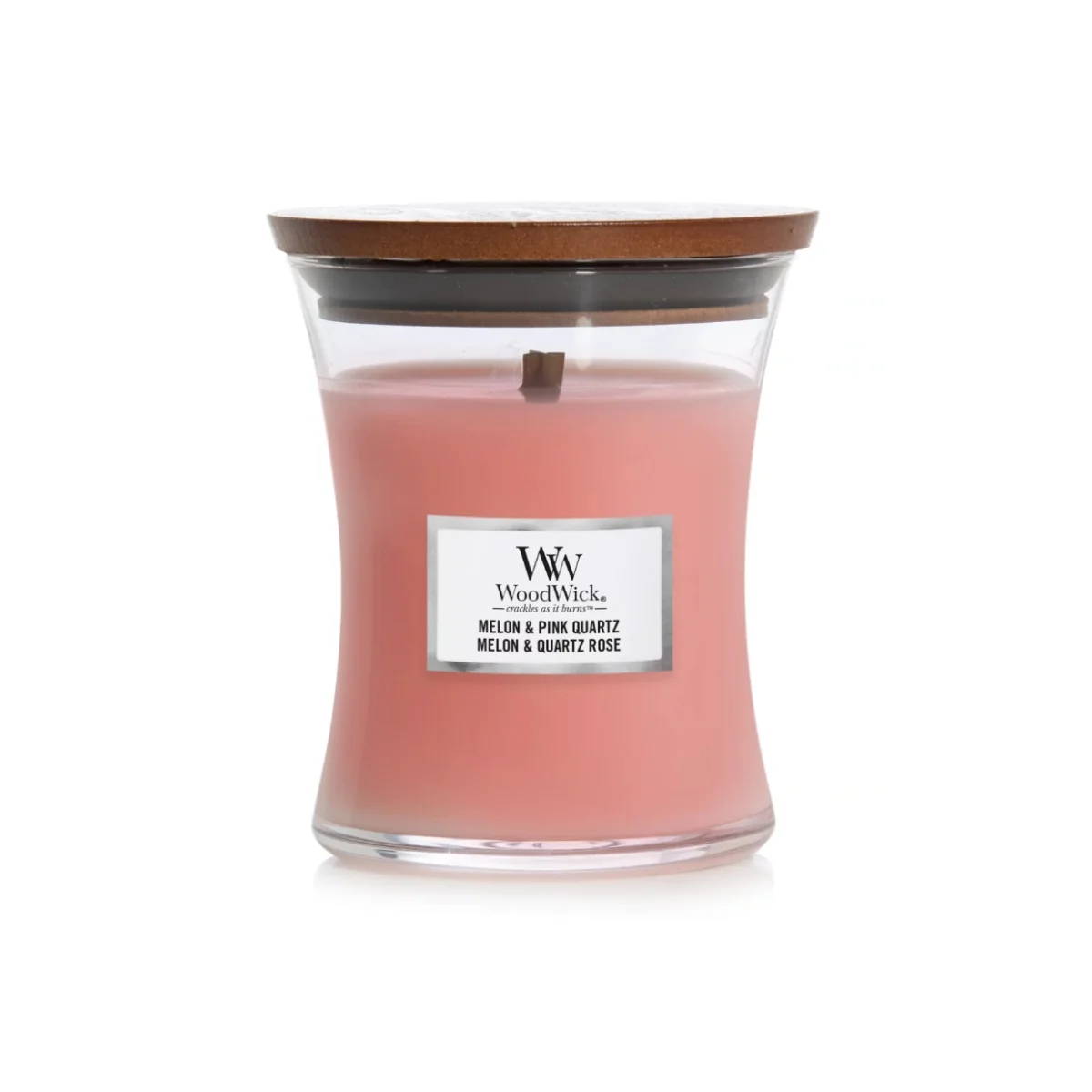 Vela Melon & Pink Quartz Woodwick - Image 3