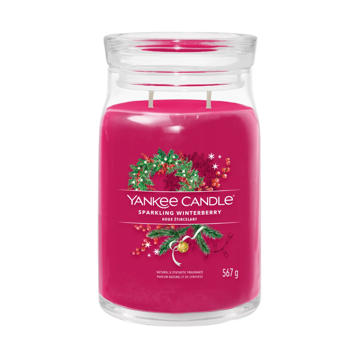 Vela Sparkling Winterberry Yankee Candle - Image 2