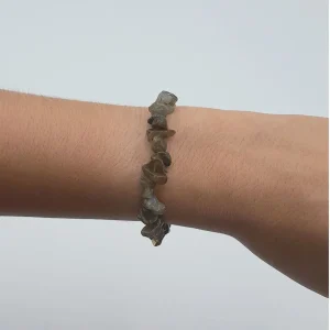 Pulseira Labradorite (Auto Estima) Elástica