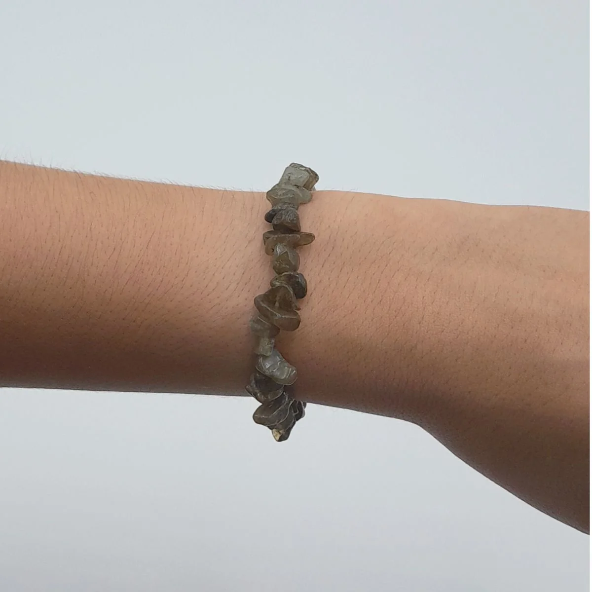 Pulseira Labradorite (Auto Estima) Elástica