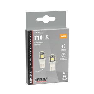 Blister 2 Lâmpadas T10 Amber 24V
