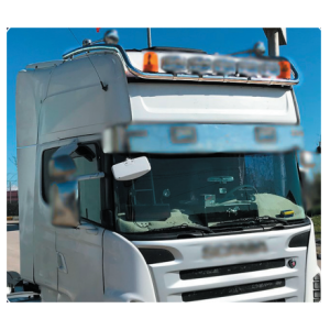 Barra de faros larga en acero inoxidable Scania R Topline 1998/2016